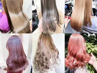 ミディアム カラー 髪質改善&韓国風特化 型サロン ミシェリーのヘアスタイル