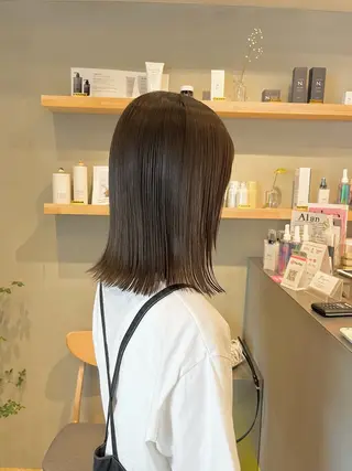 セミロング 🌙透明感カラー✖︎ カンナ🌙のヘアスタイル