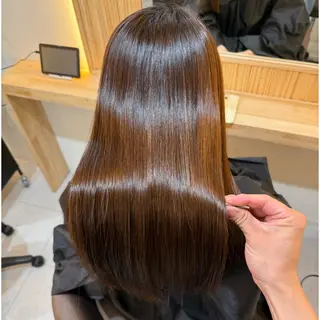 ロング attrait南堀江所属・KAISEI髪質改善 /縮毛矯正のヘアスタイル