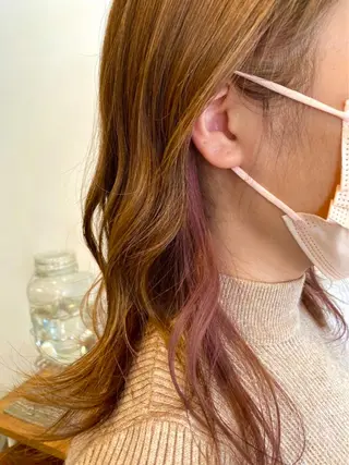 ミディアム カラー chill out 南塚口本店のヘアスタイル