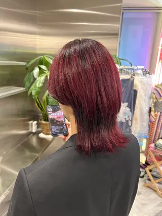 カラー メンズ 冬っぽカラー/ マツエク/ゆきなのマツエク・マツパデザイン