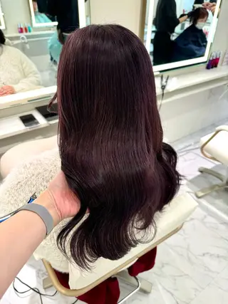 ロング カラー ParveMix🍀 藤原愛未のヘアスタイル