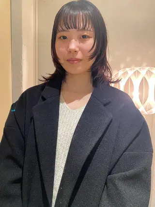 セミロング 💫扱いやすい ／レイヤー/小林陸のヘアスタイル