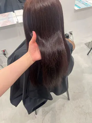 ロング カラー KEYMAN MEGUMIのヘアスタイル