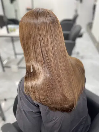 ロング ACTION心斎橋店 髪質改善のヘアスタイル