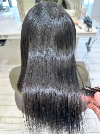 セミロング 縮毛矯正専門 金井佳祐のヘアスタイル