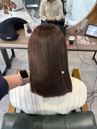 カラー 🧸艶ブリーチ/深み カラー🌺Noa🌺のヘアスタイル