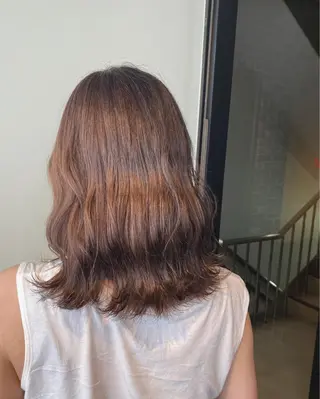 ミディアム カラー 🌿ガクト 🌿艶髪透明感のヘアスタイル