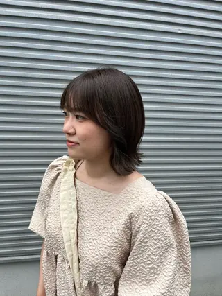 ショート ボヌールソレイユ所属・☁️彦坂唯有/ 透明感カラー☁️のヘアスタイル