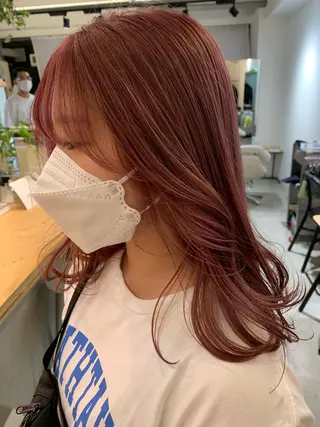 カラー 🍃marina🍃 韓国ヘア/Aujuaのヘアスタイル