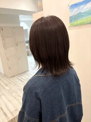 ミディアム カラー 透明感/韓国風 HIRARIのマツエク・マツパデザイン