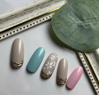 ネイル 元住吉ネイル　Peace of Mind ナチュレ所属・元住吉ネイルサロン ナチュレのネイルデザイン