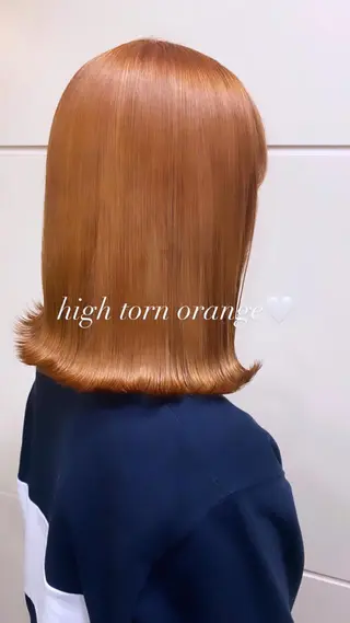 ミディアム カラー ブリーチなしWカラー 🎀韓国ヘア/amiのヘアスタイル