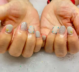 ネイル 池下・今池エリア🎀 yun☁️🐻のネイルデザイン