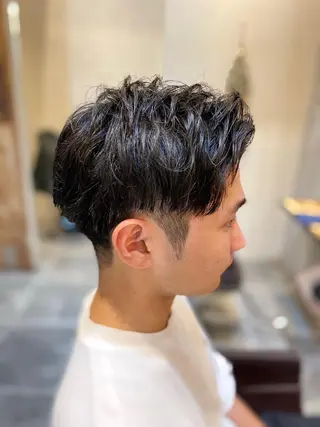 メンズ 韓国風cut/ 縮毛矯正/正岡幹康のヘアスタイル