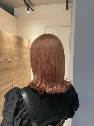 ミディアム 葉月/ボブ/ 透明感カラー／中目黒のヘアスタイル