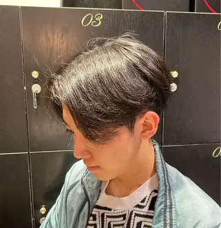 ショート メンズ 🧸くすみ系カラー anjuのヘアスタイル