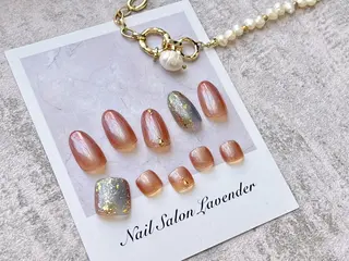 ネイル 佐藤 ニーナ★ラベンダーのネイルデザイン