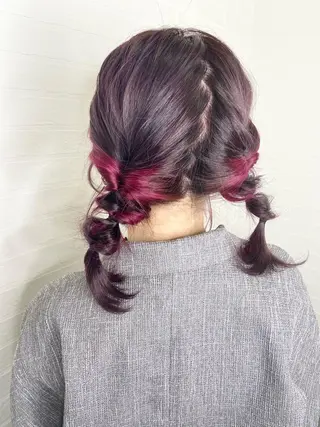 ヘアアレンジ ヘアセット☆ 髪質改善カラー☆まいのヘアスタイル