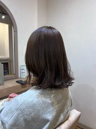 ミディアム カラー 神戸ボブ✂️ ioe三宮/田 伸佳のヘアスタイル