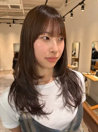 ロング レイヤー/ボブカット 中村吉平のヘアスタイル