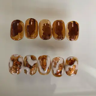 ネイル 黒葛原 めぐみのネイルデザイン