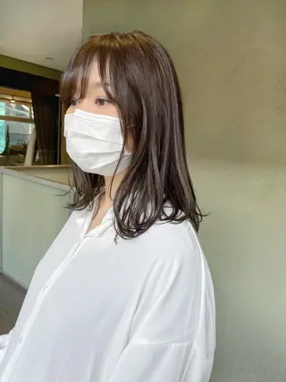 ミディアム カラー HIROKI ” stylistのヘアスタイル