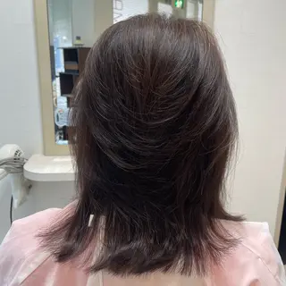 セミロング アミーベル🧸🧡 本店✂️しおりのヘアスタイル