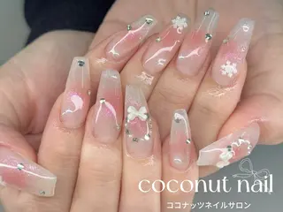 ネイル 神田 ココナッツのネイルデザイン