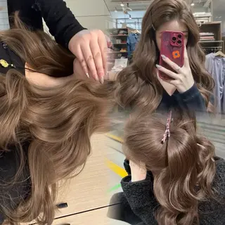 ロング カラー トレンドスタイル/ ワンホン/YURIのヘアスタイル