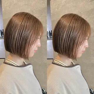 ショート _WHITE難波店[アンダーバーホワイト]所属・艶カラー/髪質改善 /韓国風/中村嘉秀のヘアスタイル