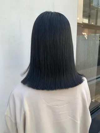 ミディアム カラー ヘアアレンジ yuka .のヘアスタイル