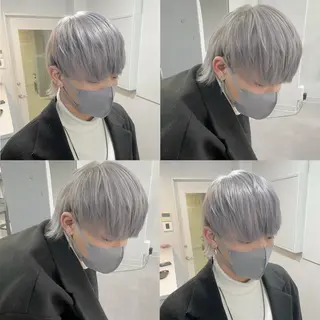 カラー メンズ Cielro【 シェイロ 】所属・Cielro/ダブル カラー/西田咲希のヘアスタイル