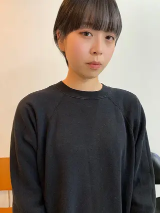 ショート カラー SAKURA 原宿所属・なかの たくみのヘアスタイル