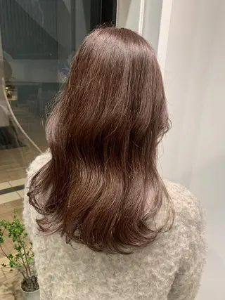 セミロング カラー ヘアアレンジ yuka .のヘアスタイル