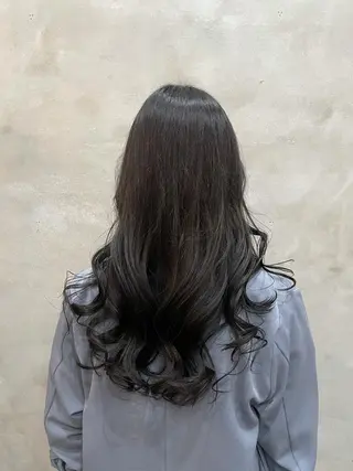 ロング カラー 【ピンク/韓国ヘア/ ヘアセット】亜海のヘアスタイル