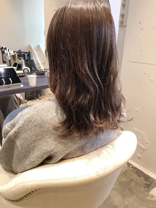 セミロング 所渉/韓国レイヤー /ウルフカットのヘアスタイル