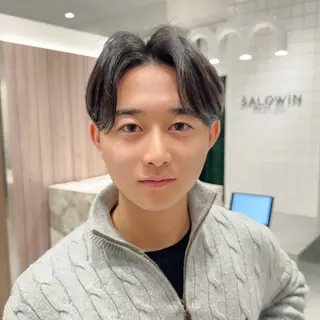 メンズ メンズカット/ センターパートkiiのヘアスタイル