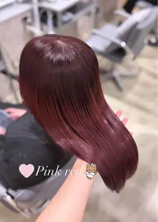 カラー Euphoria銀座店所属・Wカラー/縮毛矯正 🎀𝐒𝐀𝐊𝐈のヘアスタイル