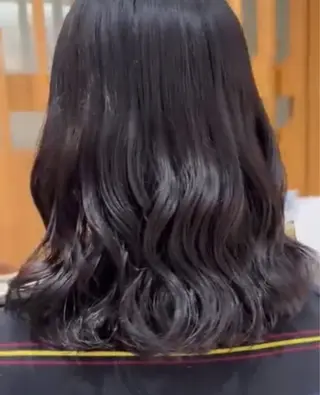 ミディアム パーマ 💫コテ巻きパーマ 特化💫／津久井裕仁のヘアスタイル