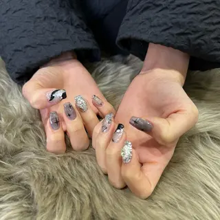 ネイル 韓国🩶Y2Kネイル 💫くれはのネイルデザイン