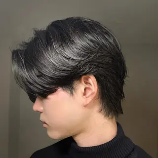パーマ GO TODAY シェアサロン原宿 Verno所属・センターパート特化/ メンズカット/ヒロキのヘアスタイル