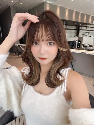 ミディアム 💎似合わせカラー 💎石濱俊介のヘアスタイル