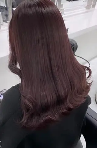 ロング カラー WiZ所属・艶髪カラー🤍 縮毛矯正🤍RINAのヘアスタイル