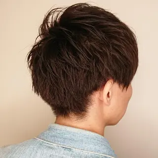 メンズ カラー パーマ ヘアアレンジ ブリーチ/ヘアケア/ 艶髪/イギチハルのヘアスタイル