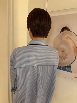 ショート riria/ボブ /ブラウンカラー🎀のヘアスタイル