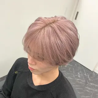 カラー メンズ ハイトーン/ 髪質改善/上質艶髪のヘアスタイル