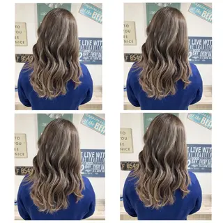 セミロング カラー 京都大人女性ショート 徒歩1分/秋山のヘアスタイル