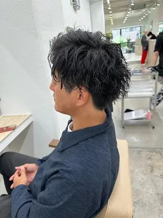 ショート パーマ メンズ 🌈ディレクター🌈 徳松優希のヘアスタイル