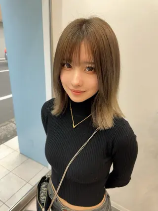 ミディアム CoReまぁくん 癖毛お悩み専門のヘアスタイル